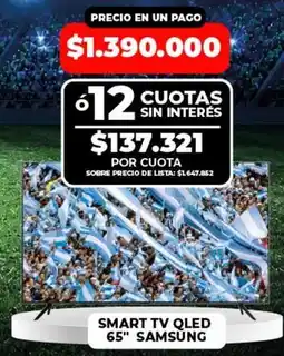 Supermayorista Vital Samsung - smart tv qled oferta