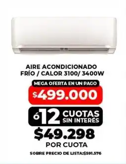 Supermayorista Vital Aire acondicionado frío / calor 3100/ 3400w oferta