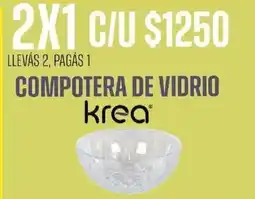 Supermercados Vea Krea - compotera de vidrio oferta