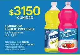 Supermercados Vea Procenex - limpiador líquido oferta