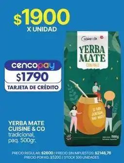 Supermercados Vea Yerba mate oferta