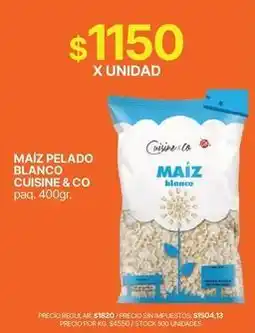 Supermercados Vea Maíz pelado blanco oferta