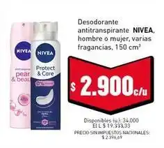 Cooperativa Obrera Nivea - desodorante antitranspirante oferta
