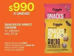Supermercados Vea Snacks de arroz oferta