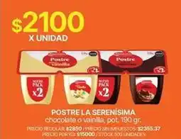 Supermercados Vea La serenísima - postre oferta