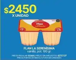 Supermercados Vea La serenísima - flan la serenísima oferta