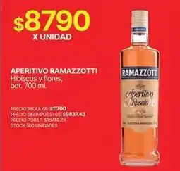 Supermercados Vea Aperitivo ramazzotti oferta