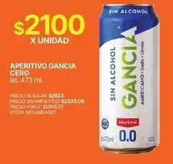 Supermercados Vea Aperitivo ganciacero oferta
