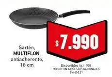 Cooperativa Obrera Multiflon - sartén antiadherente oferta
