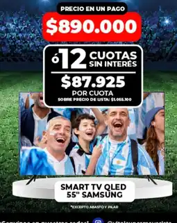 Supermayorista Vital Samsung smart tv qled 55" oferta