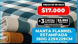 Supermayorista Vital Manta flannel estampada oferta