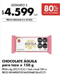 Disco Aguila chocolate águila para taza oferta