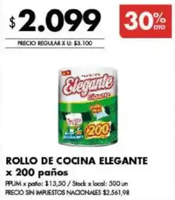 Disco Elegante rollo de cocina oferta