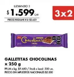 Disco Chocolinas galletitas oferta