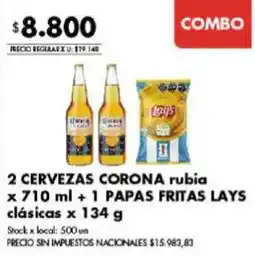 Disco Corona cerveza rubia oferta