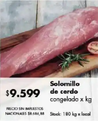 Disco Solomillo de cerdo oferta