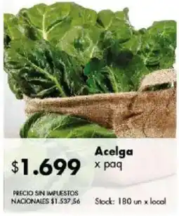 Disco Acelga oferta