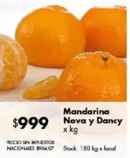 Disco Mandarina Nova y Dancy oferta