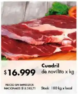 Disco Cuadril de novillito oferta
