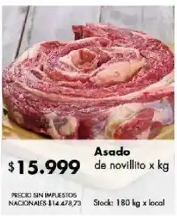 Disco Asado de novillito oferta