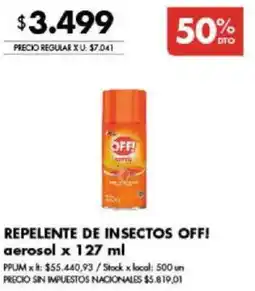 Disco Off! repelente de insectos oferta
