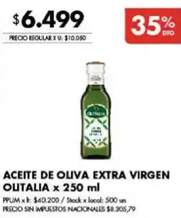 Disco Outalia aceite de oliva extra virgen oferta