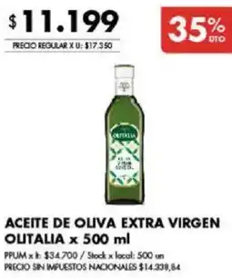 Disco Outalia aceite de oliva extra virgen oferta