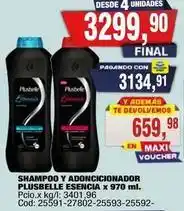 Maxiconsumo Plusbelle - shampoo y adoncicionador plusbelle esencia oferta