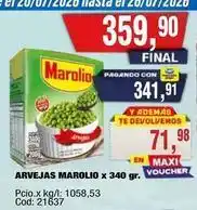 Maxiconsumo Marolio - arvejas oferta