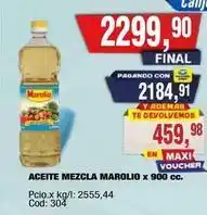 Maxiconsumo Marolio - aceite mezcla marolio x 900 cc oferta