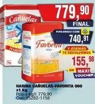 Maxiconsumo Cañuelas - harina cañuelas-favorita 000 x1 kg oferta