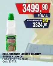 Maxiconsumo Hileret - edulcorante liquido oferta