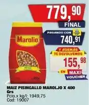 Maxiconsumo Marolio - maiz pisingallo maroljo x 400 grs oferta