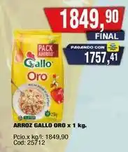 Maxiconsumo Gallo - arroz oro oferta