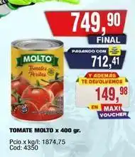 Maxiconsumo Molto - tomate oferta