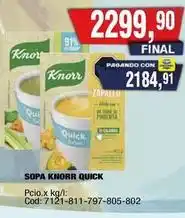 Maxiconsumo Knorr - sopa knorr quick oferta
