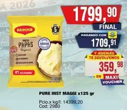 Maxiconsumo Maggi - pure inst maggi x125 gr oferta