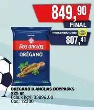 Maxiconsumo Dos anclas - oregano oferta