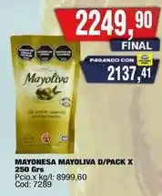 Maxiconsumo Mayoliva - mayonesa d/pack x 250 grs oferta