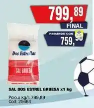 Maxiconsumo Dos estrellas - sal gruesa oferta