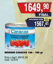 Maxiconsumo Caracas - morron caracas 198 - 185 gr oferta