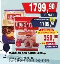Maxiconsumo Don satur - madalen oferta
