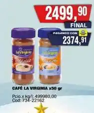 Maxiconsumo La virginia - café la virginia x50 gr oferta