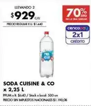 Disco Soda cuisine & co oferta