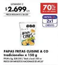 Disco Papas fritas tradicionales oferta