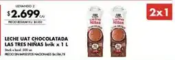 Disco Las tres niñas - leche uat chocolatada brik oferta