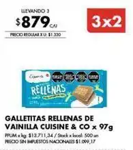 Disco Galletitas rellenas oferta