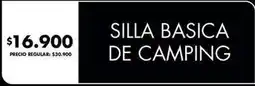 Disco Silla basica de camping oferta