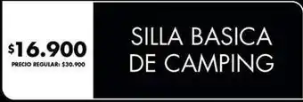 Disco Silla basica de camping oferta