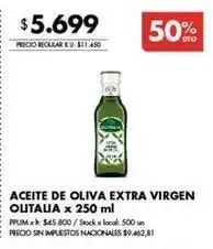 Disco Aceite de oliva extra virgen oferta